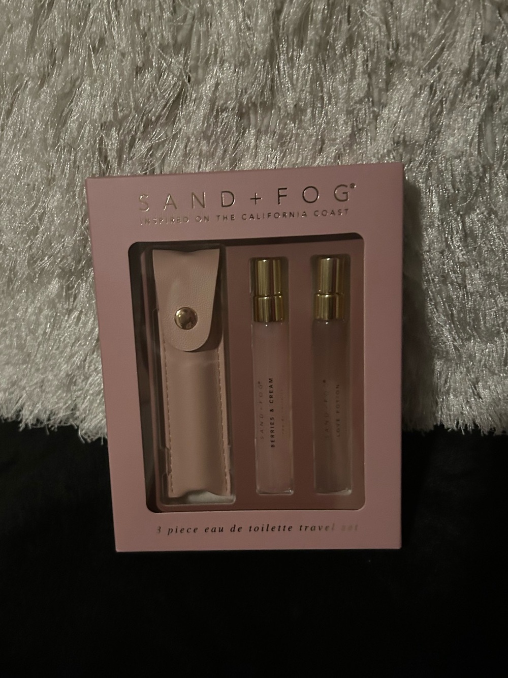 Sand + Fog Perfume Toilette Sprays and Carrying Case 3PC